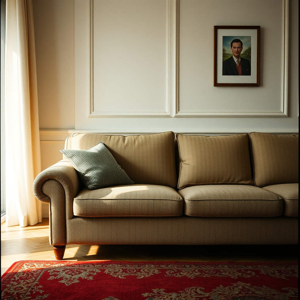 sofa in a home setting